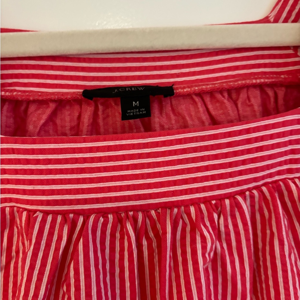 Red and White Striped Blouse - Picture 3 of 4